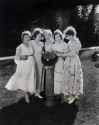 Mary Pickford, Mildred Harris Chaplin, Mary, Dorothy, and Lillian Gish