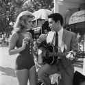 On set Viva Las Vegas, 1963