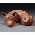 A Colima sleeping dog, protoclassic period, ca. 100 BCE-250 CE. From Mexico