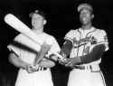 mickey mantle hank aaron 1958