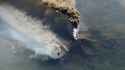 Mt Etna eruption seen from the ISS in 2002