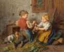 Felix Schlesinger (German, 1833-1910) - Good Friends