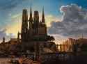 Gotischer_Dom_am_Wasser-Karl_Friedrich_Schinkel(1781-1841)