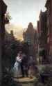 Carl Spitzweg (1808-1885) Parting at dawn - oil on canvas c1848-52