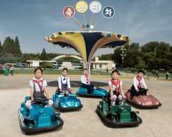 bumper car children
