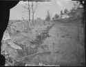 1860 Confederate dead behind stone wall. The 6th. Maine Inf. penetrated the Confederate lines at this point. Fredericksburg, Va., ca. 1860 - ca. 1865