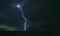 lightning at radio towers