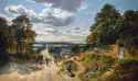 Samuel Bough (1822-1878) London from Shooters Hill - Oil on Canvas 1872