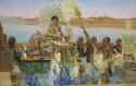 Sir Lawrence Alma-Tadema (1836-1912) The Finding of Moses - Oil on Canvas 1877