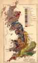 1815 geological survey map of the UK