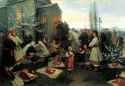 Mykola Kornylovych Pymonenko (1862–1912) Easter orthros in Little Russia (waiting for blessing paska) - oil on canvas 1891