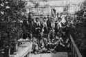 1863 Mathew Brady, Indian delegation in the White House Conservatory during the Civil War (1863)