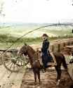 1864 General William T. Sherman on horseback at Federal Fort No. 7, ca. November, 1864