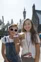 Millie_Bobby_Brown-Maddie_Ziegler_at_USH-WWoHP_1