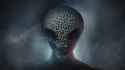 Alien Made of Human Skulls