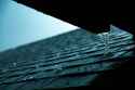coming down on the roof