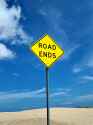 road ends