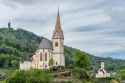 Maria_Wörth_Pfarrkirche_hll._Primus_und_Felizian_und_Rosenkranzkirche_ONO-Ansicht_06052019_6767