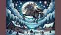 DALL%C2%B7E-2023-12-18-14.21.12-A-whimsical-illustration-of-Odin-leading-the-Wild-Hunt-in-the-sky-during-the-Yule-period.-The-scene-should-depict-Odin-a-powerful-and-majestic-figure