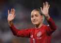 BRENTFORD-ENGLAND-JULY-08-Sanne-Troelsgaard-of-Denmark-acknowledges-the-fans-after-their-sides-defeat-during-the-UEFA-Women-s-Euro-2022-group-B-match-between-Germany-and-Denmark-at-Brentford-Community