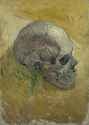 van gogh skull art