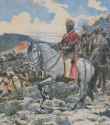 Menelik II at the battle of Adwa