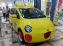 Toyota_Ractis_(CP100)_as_Pikachu_car_front