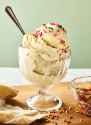 banana ice cream with sprinkles