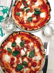 basil pizza
