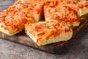 thick crust square pizza