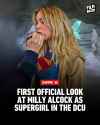 DC Studios has revealed a first official look at Milly Alcock as Supergirl in the DCU.Her solo ‘