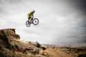person doing mtb jump