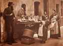 1877 London street vendor selling fancyware costume imitation jewelry