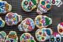 skull cookies
