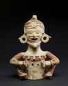 “Xantil” Incense Burner Effigy Lid. Mexico, Veracruz, Puebla, or Oaxaca, Mixteca-Puebla style, 1200 - 1521 AD