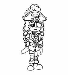 pirate captain girl