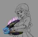 emily with needler from halo 2