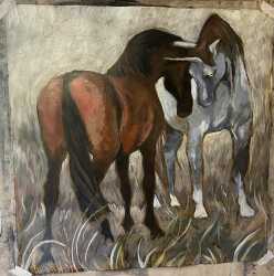 horse painting
