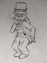 Fool sketch inked