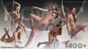 Powerful Female Action &amp; Fantasy Poses 1400