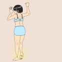 Ming-Xia Liang In Her Bra &amp; Underwear