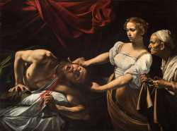 CARAVAGGIO - JUDITH BEHEADING HOLOFORNES 1599