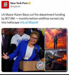 LA mayor cuts firefighting funds