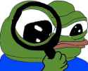 pepe magnifying glass