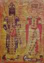Latin Princess Maria of Antioch with Laz Emperor Manuel I Komnenos