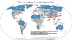 Least and most populated areas