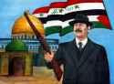 painting-saddam-hussein-holding-rifle-baghdad-iraq-440nw-391335l