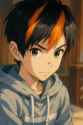 Anime style childhood pic