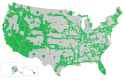 US Counties Flag Map