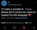 no correction pls